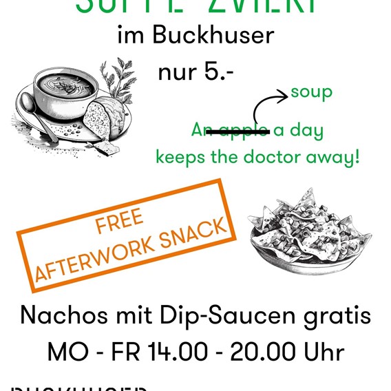 Soup snack & afterwork